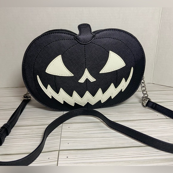 MAD Engine Handbags - NWOT Glow in the dark Jack-o-lantern crossbody